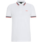 BOSS PADDY COTTON PIQUE POLO SHIRT
