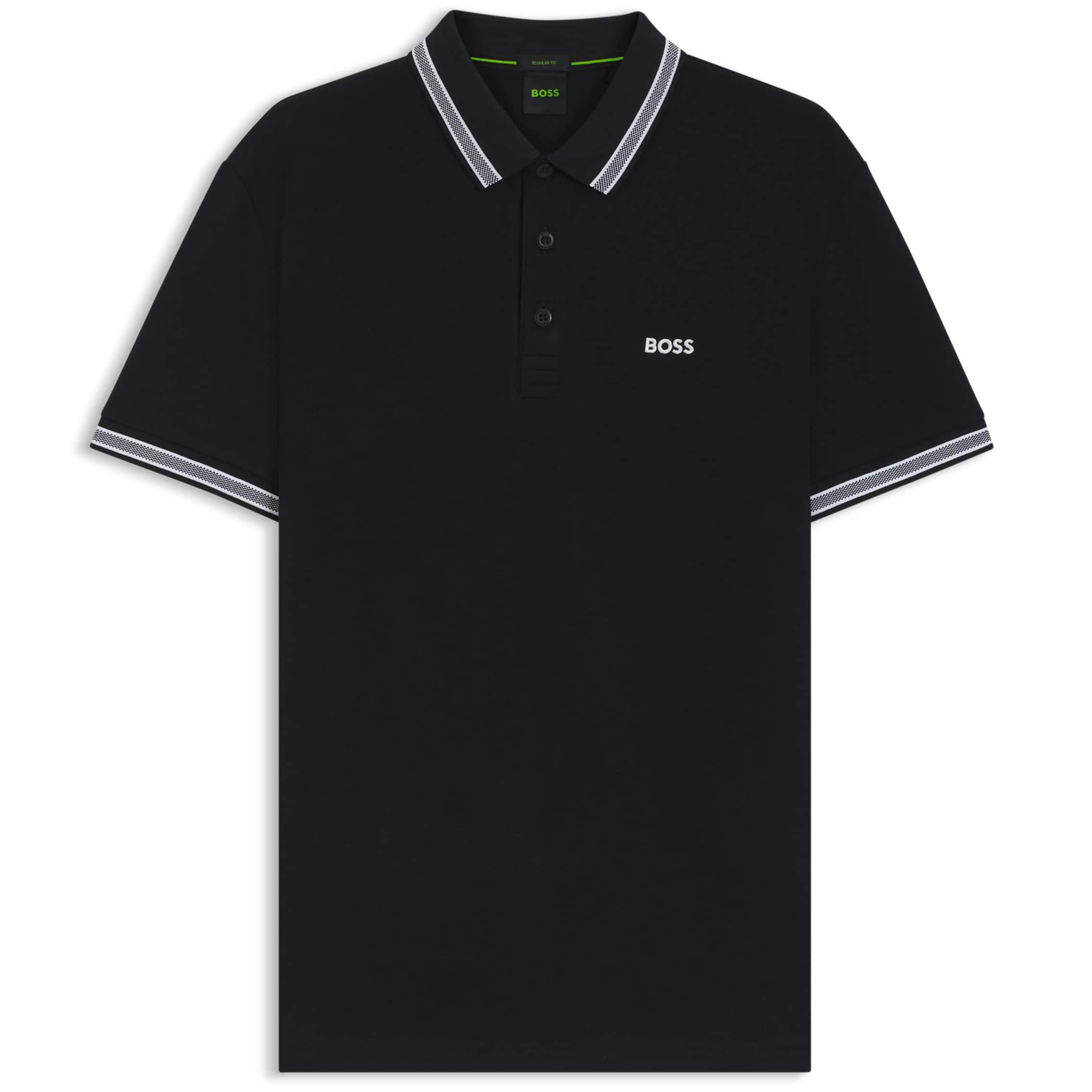 BOSS PADDY COTTON PIQUE POLO SHIRT