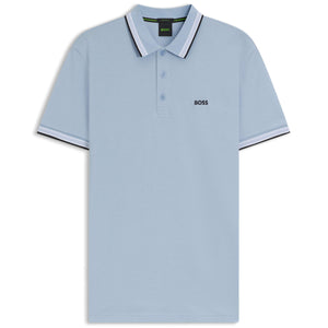 BOSS PADDY COTTON PIQUE POLO SHIRT