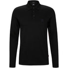 BOSS PADO 08 MERCERISED COTTON LONG SLEEVE POLO SHIRT