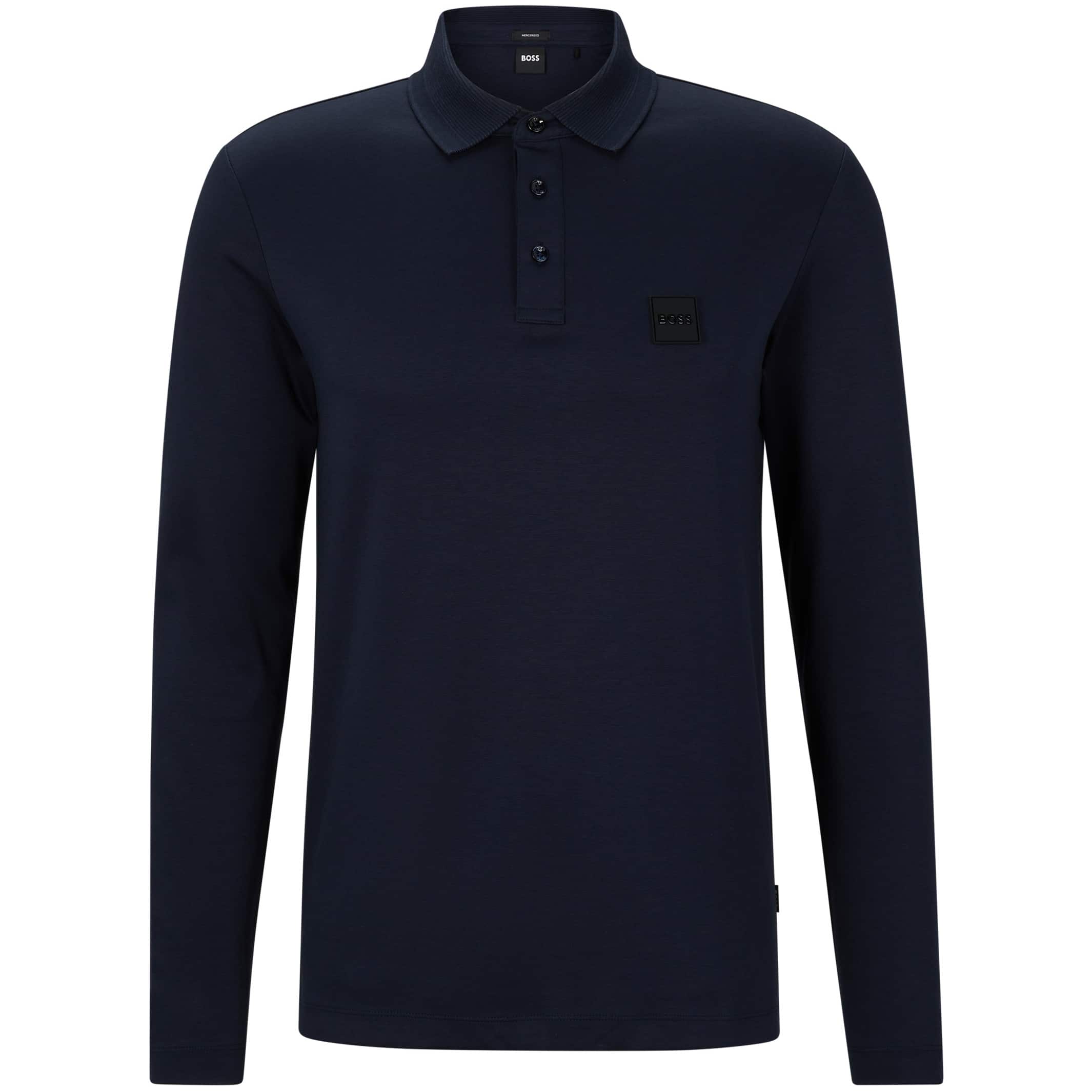 hugo boss mercerised cotton polo