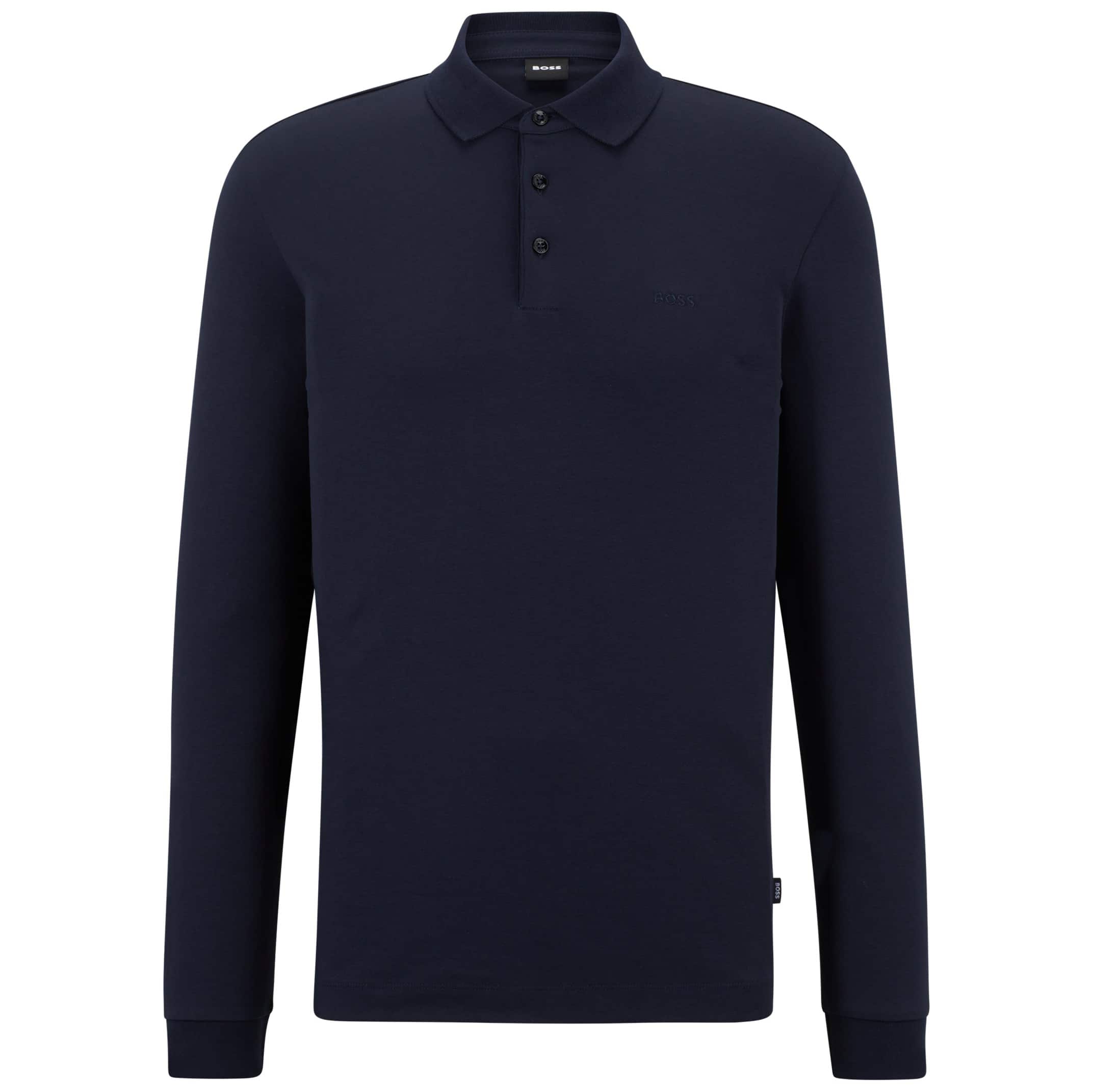 BOSS PADO 30 LONG SLEVE POLO SHIRT