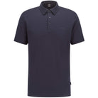 BOSS PALOSH 30 RUBBERISED LOGO POLO SHIRT