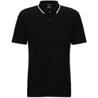 BOSS PIKET MONOGRAM JACQUARD POLO SHIRT