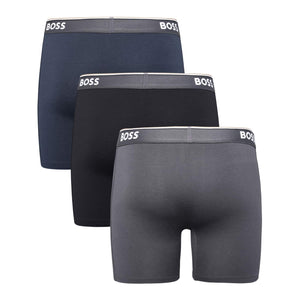 BOSS POWER 3 PACK STRETCH-COTTON LONG TRUNKS