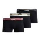 BOSS POWER 3 PACK STRETCH-COTTON TRUNKS