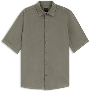 BOSS RASH_2 OXFORD COTTON SHORT SLEEVE SHIRT