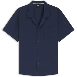 BOSS RELAX SEERSUCKER FABRIC REGULAR-FIT SHIRT