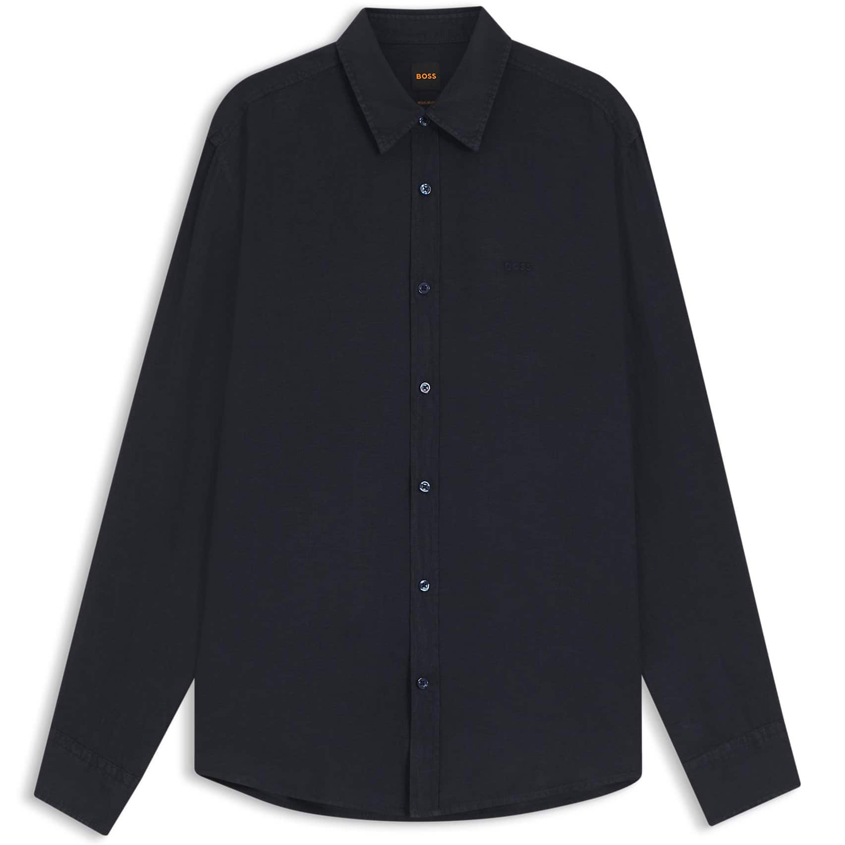 BOSS RELEGANT_ 6 LONG SLEEVE LINEN SHIRT