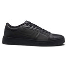 BOSS RHYS FAUX NAPPA LEATHER TRAINERS