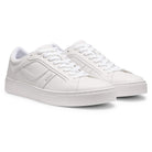 BOSS RHYS FAUX NAPPA LEATHER TRAINERS