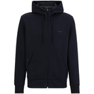 BOSS SAGGY STRETCH-COTTON ZIP-UP HOODIE