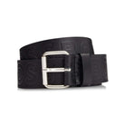 BOSS SERGE LOGO-PRINT STRAP ITALIAN-LEATHER BELT