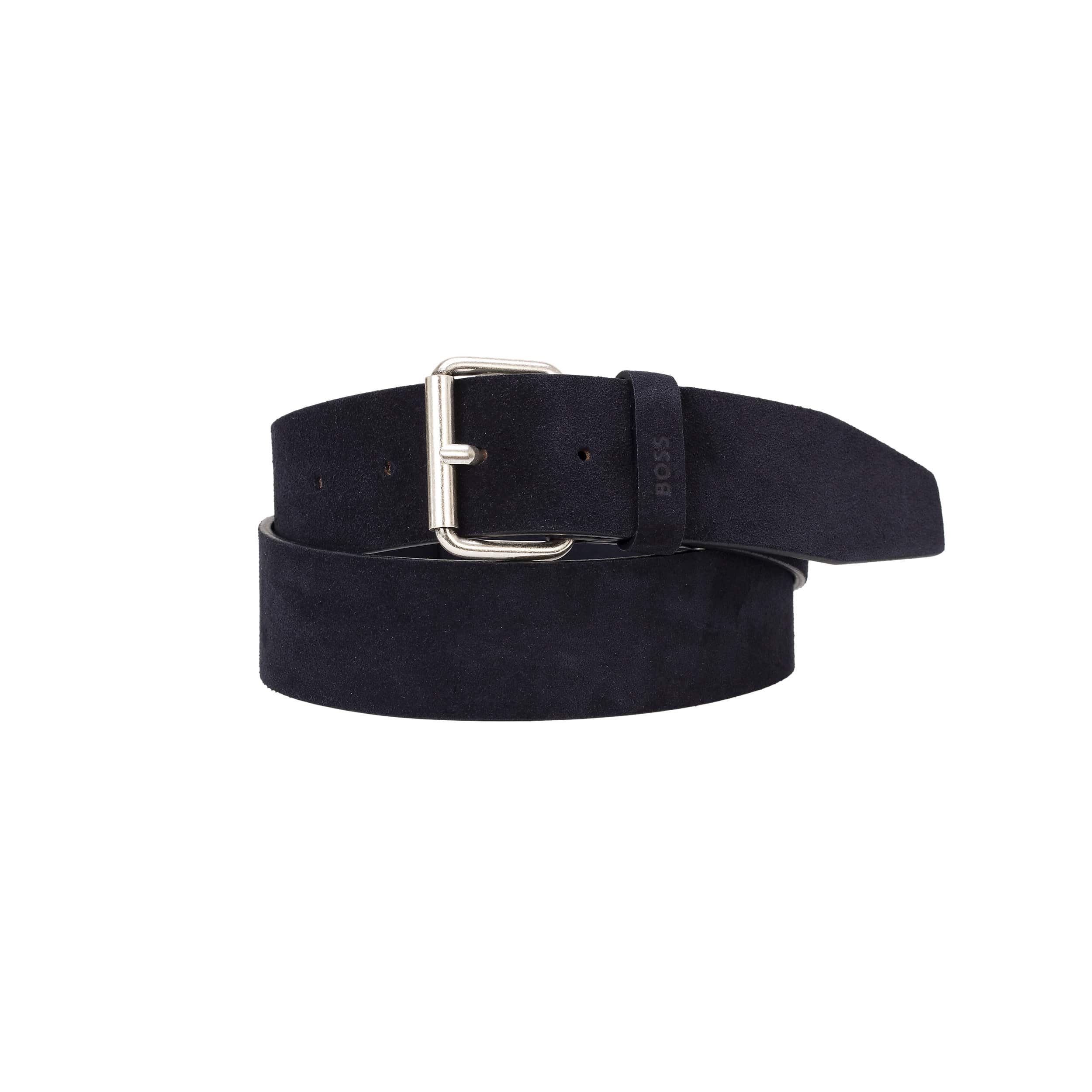 BOSS SERGE SUEDE ITALIAN-LEATHER BELT