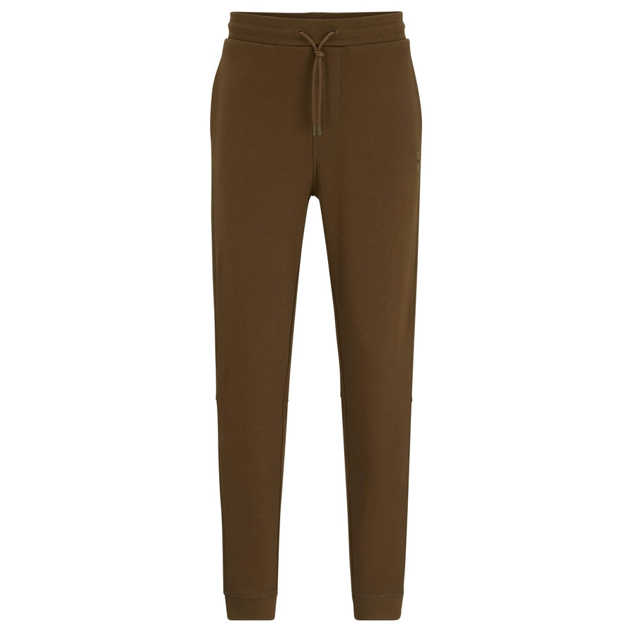 BOSS SESTART COTTON-TERRY TRACKSUIT BOTTOMS