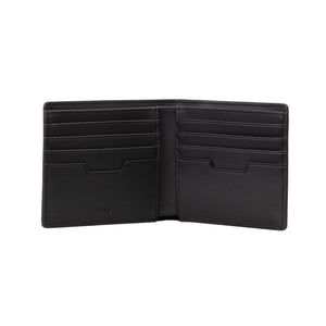 BOSS SILVER-TONE LOGO BILLFOLD WALLET