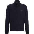 BOSS SKAZ STRETCH-COTTON ZIP-UP TRACK TOP