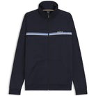 BOSS STRIPE LOGO COTTON-TERRY JACKET