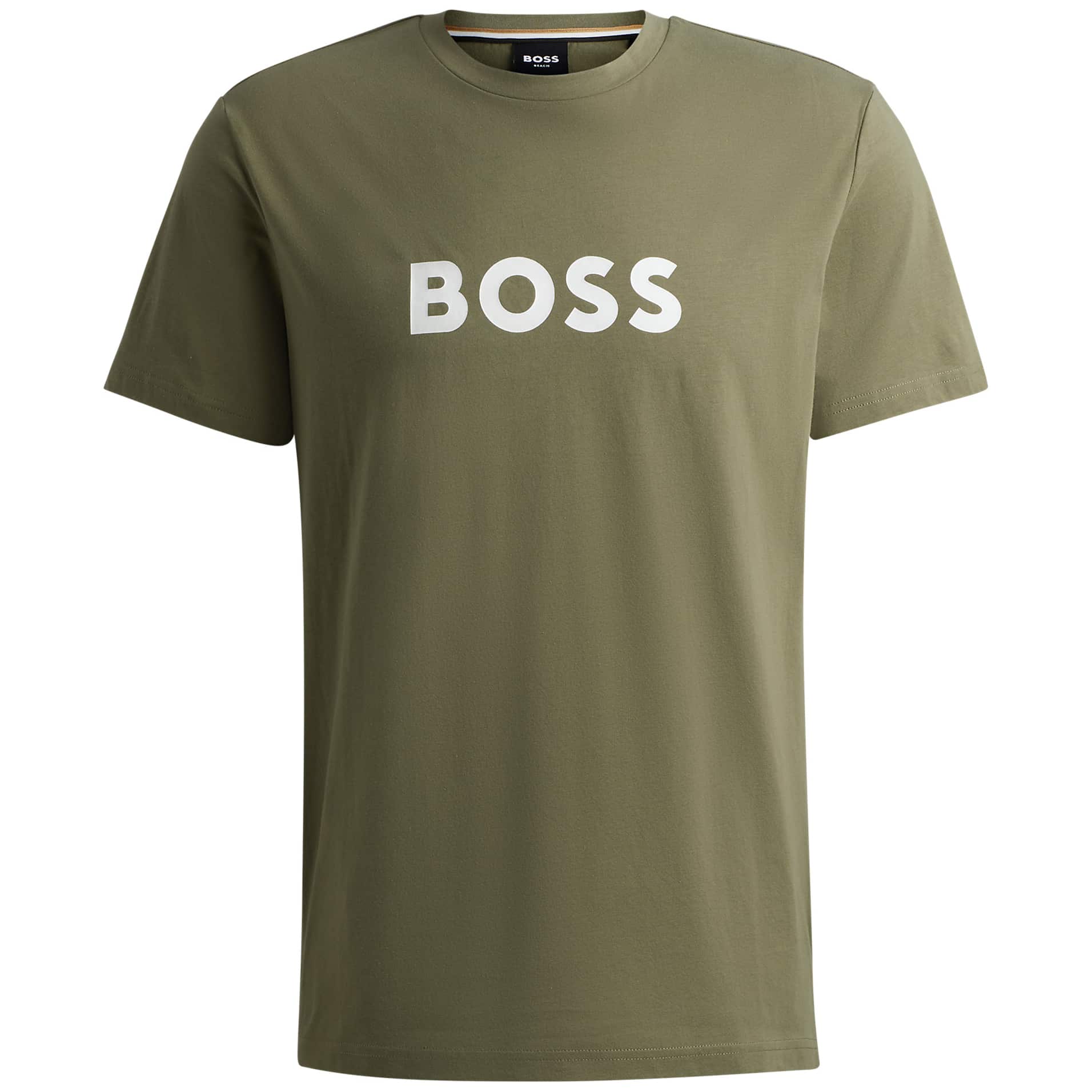 BOSS SUN PROTECTION COTTON-JERSEY T-SHIRT