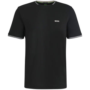 BOSS TAUL STRIPES STRETCH-COTTON T-SHIRT