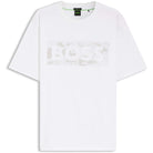 BOSS TS_GLOBE LOGO PATTERN T-SHIRT