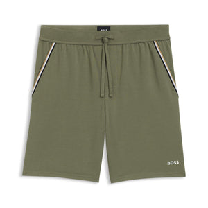 BOSS UNIQUE STRETCH-COTTON SHORTS