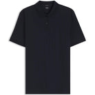 BOSS VERTICAL-STRIPE MERCERISED COTTON POLO SHIRT