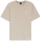 BOSS WAFFLE-STRUCTURE COTTON BLEND T-SHIRT