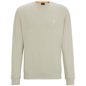 BOSS WESTART COTTON-TERRY RELAXED-FIT SWEATSHIRT