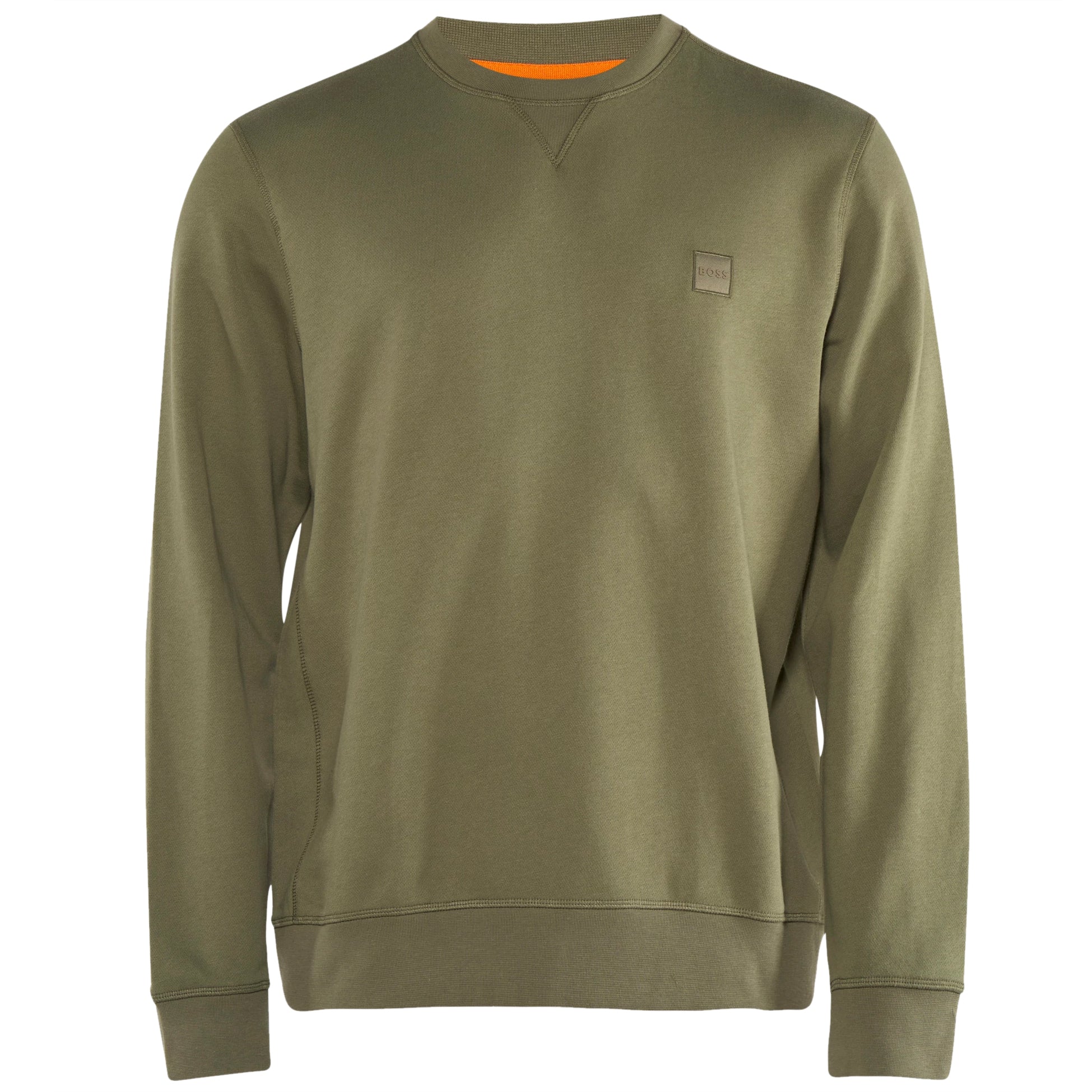 BOSS WESTART COTTON-TERRY RELAXED-FIT SWEATSHIRT