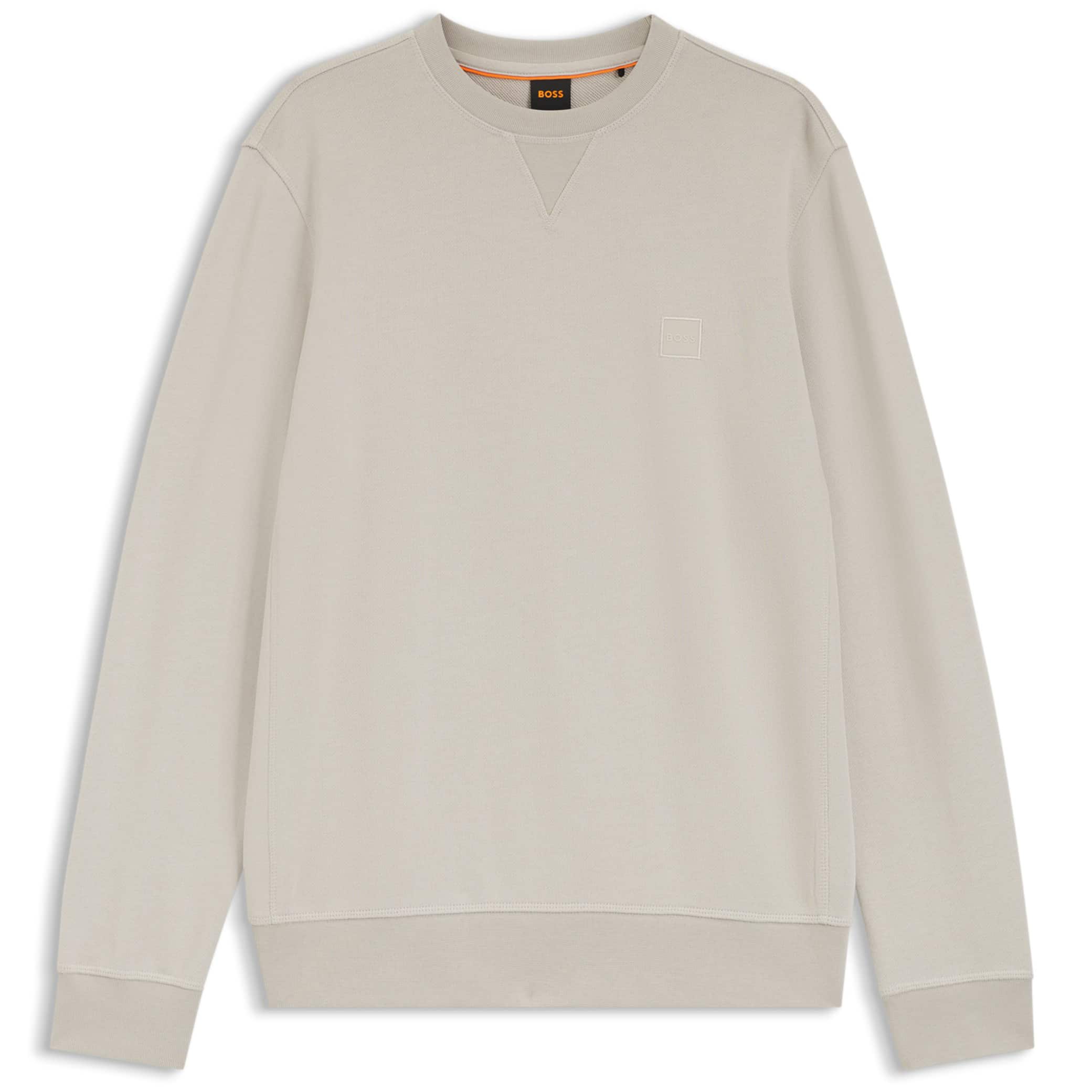 BOSS WESTART COTTON-TERRY SWEATSHIRT