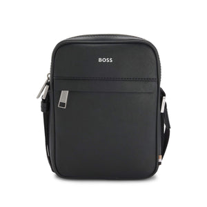 BOSS ZAIR SIGNATURE STRIPE REPORTER BAG