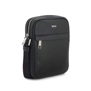 BOSS ZAIR SIGNATURE STRIPE REPORTER BAG
