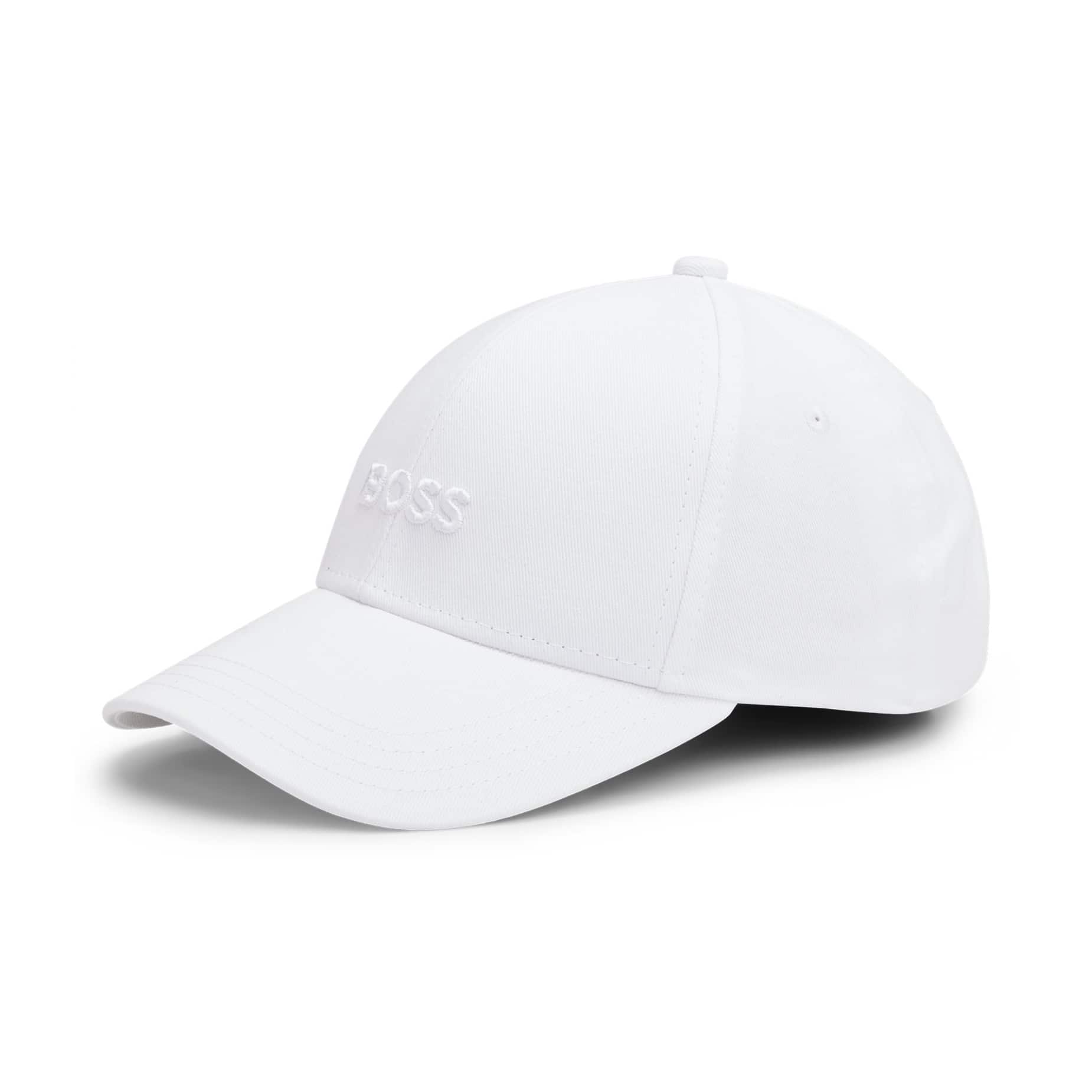 BOSS ZED EMBROIDERED LOGO COTTON-TWILL BASEBALL CAP