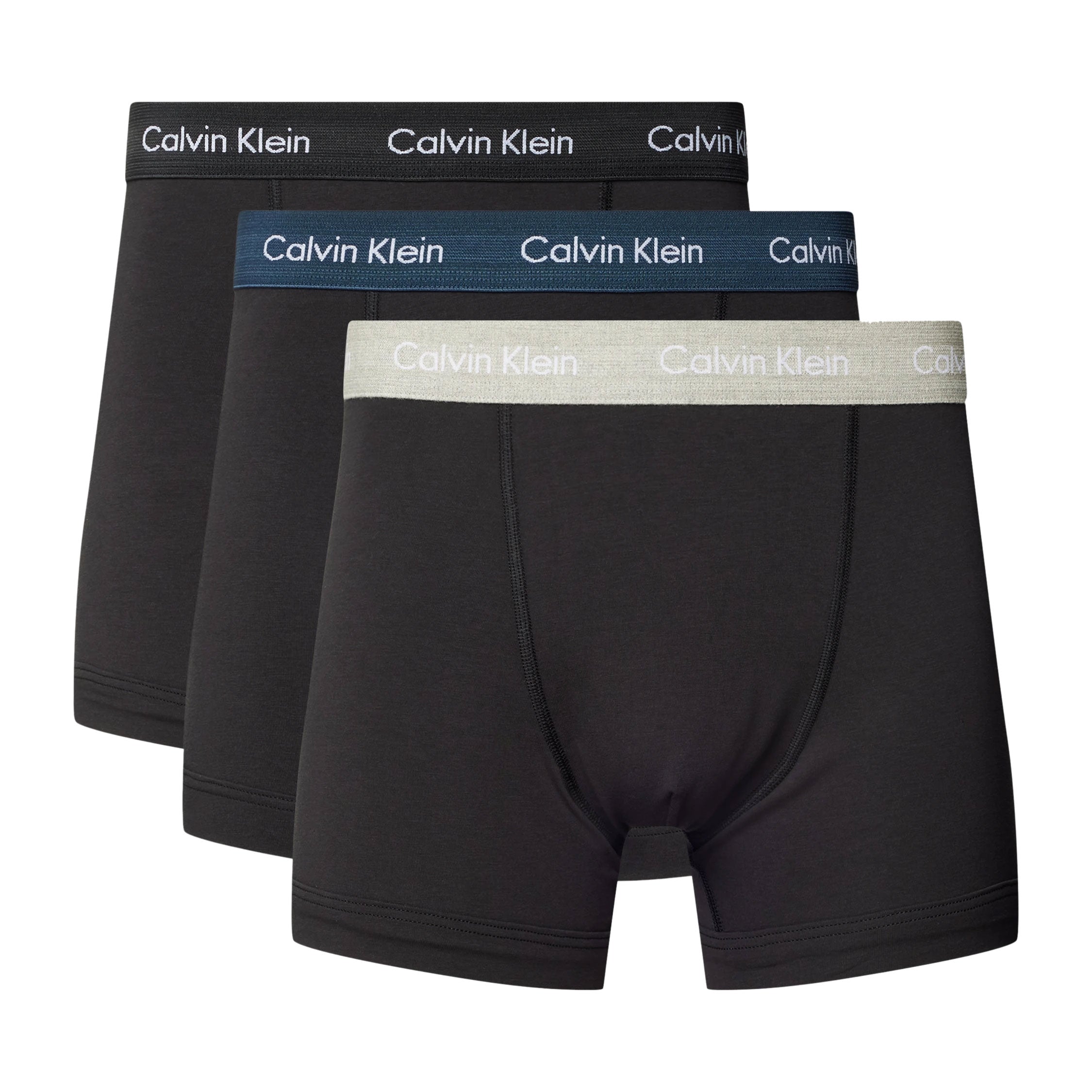 CALVIN KLEIN 3 PACK COTTON STRETCH TRUNKS