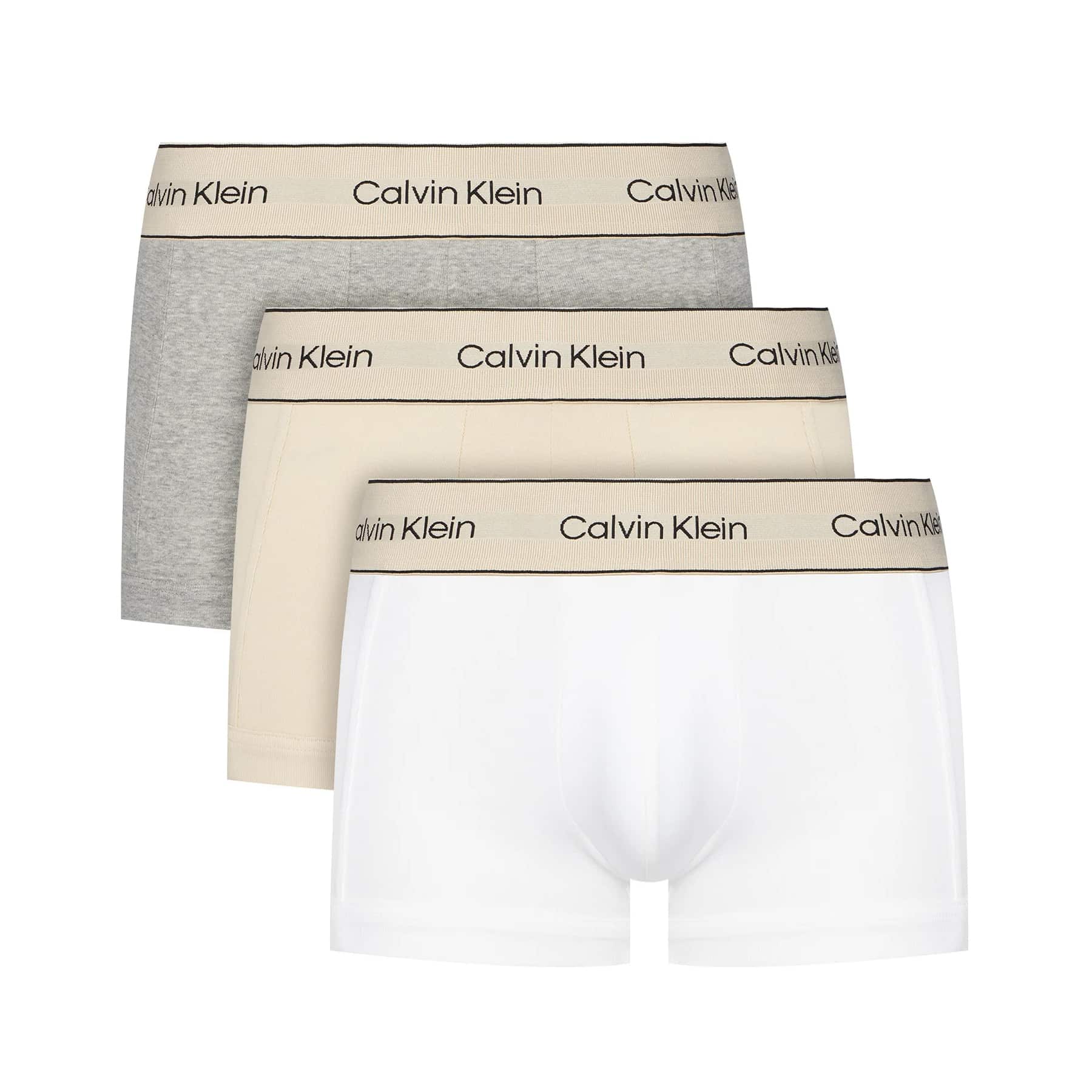 CALVIN KLEIN HERITAGE COTTON STRETCH 3 PACK TRUNKS