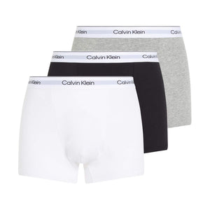 CALVIN KLEIN ICON COTTON STRETCH 3 PACK TRUNKS CALVIN KLEIN