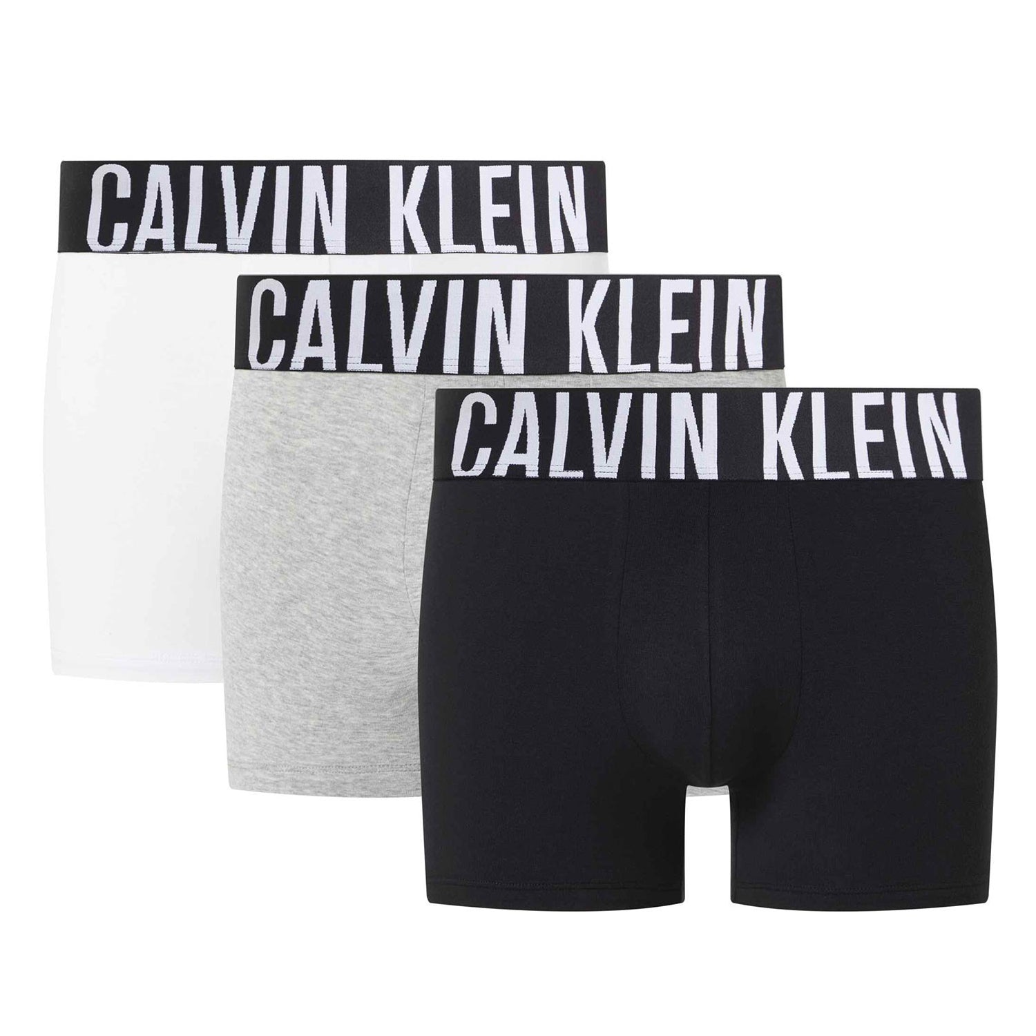 CALVIN KLEIN INTENSE POWER 3 PACK COTTON STRETCH TRUNKS