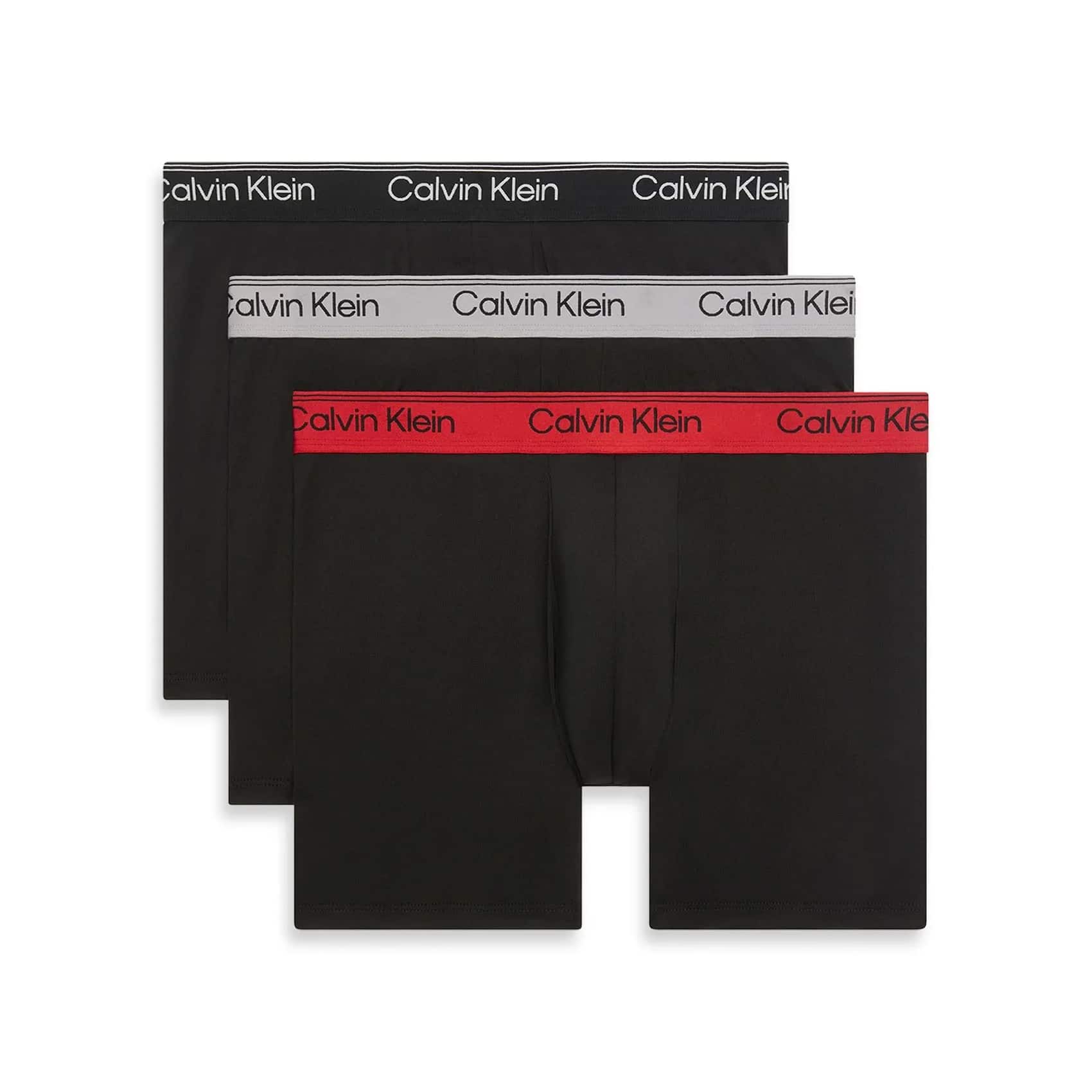 CALVIN KLEIN MICROFIBRE 3 PACK BOXER BRIEFS
