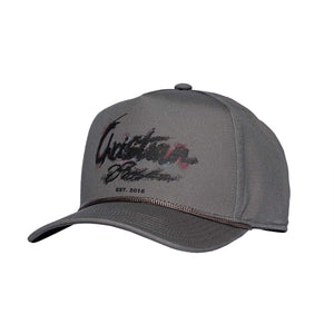 CHRISTIAN ROSE CR SIGNATURE SCRIPT TRUCKER CAP