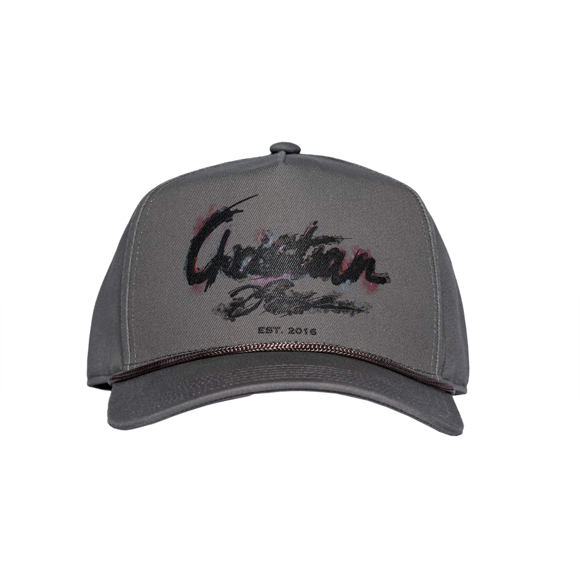 CHRISTIAN ROSE CR SIGNATURE SCRIPT TRUCKER CAP