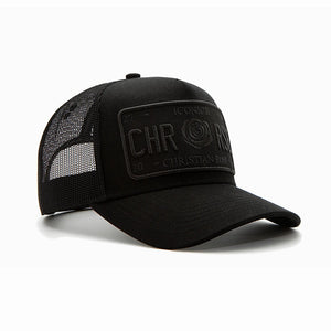 CHRISTIAN ROSE ICONIC PLATE II CR004 BLK/BLK METALLIC