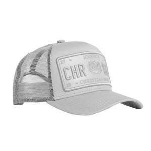CHRISTIAN ROSE ICONIC VINYL PATCH TRUCKER CAP