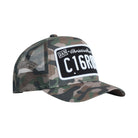 CHRISTIAN ROSE PRIVATE PLATE TRUCKER CAP