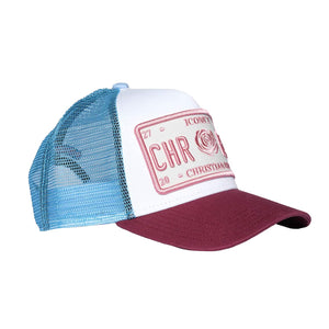 CHRISTIAN ROSE ICONIC PLATE II TRUCKER CAP