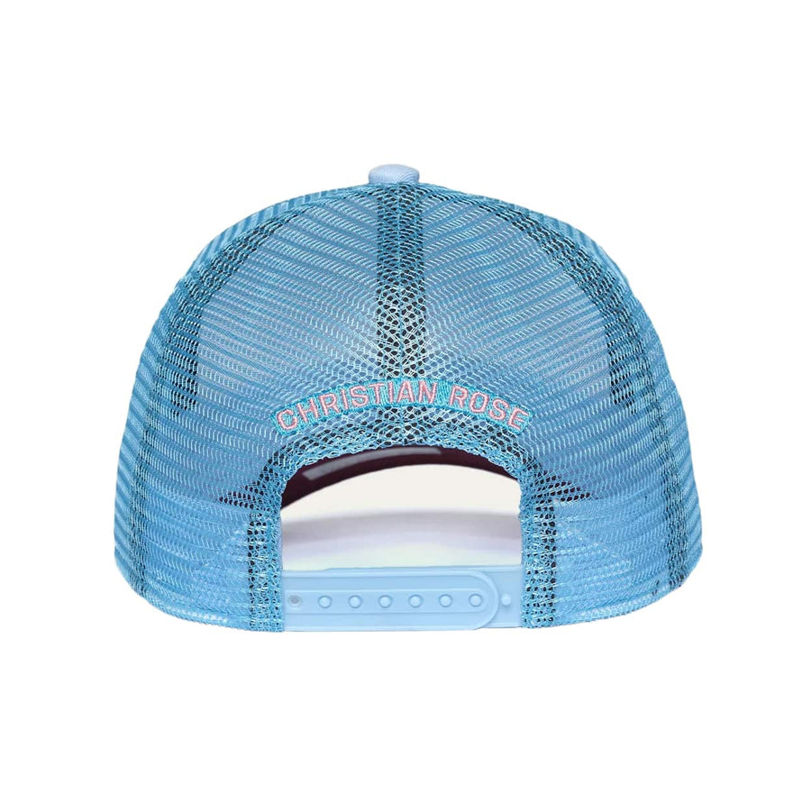 CHRISTIAN ROSE ICONIC PLATE II TRUCKER CAP