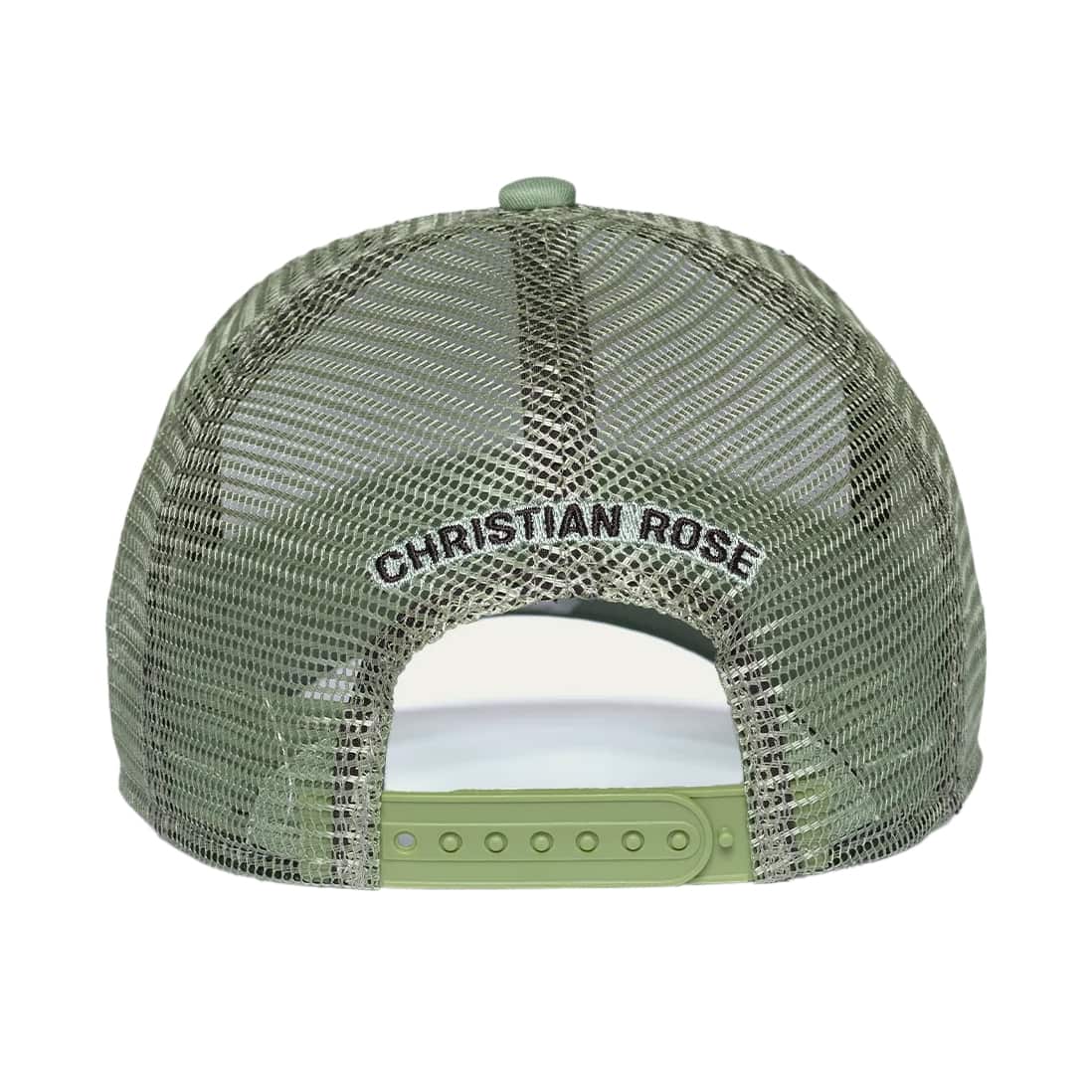 CHRISTIAN ROSE ICONIC PLATE II TRUCKER CAP