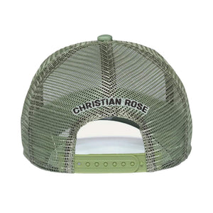 CHRISTIAN ROSE ICONIC PLATE II TRUCKER CAP