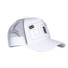 CHRISTIAN ROSE R TWO TONE TRUCKER CAP