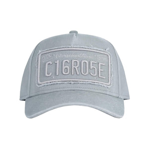 CHRISTIAN ROSE WASHED PRIVATE PLATE TRUCKER CAP
